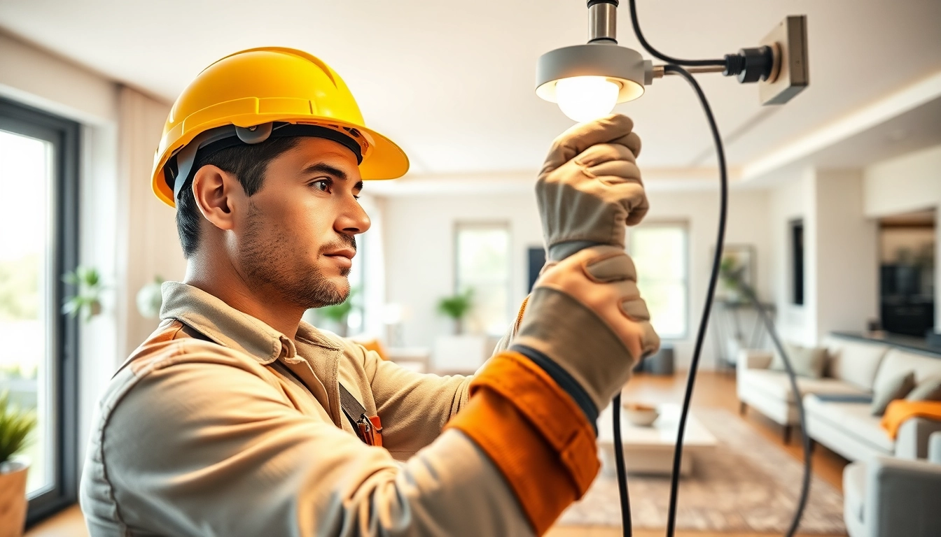 Expert electricians in vancouver enhancing a home's lighting with professional installations.