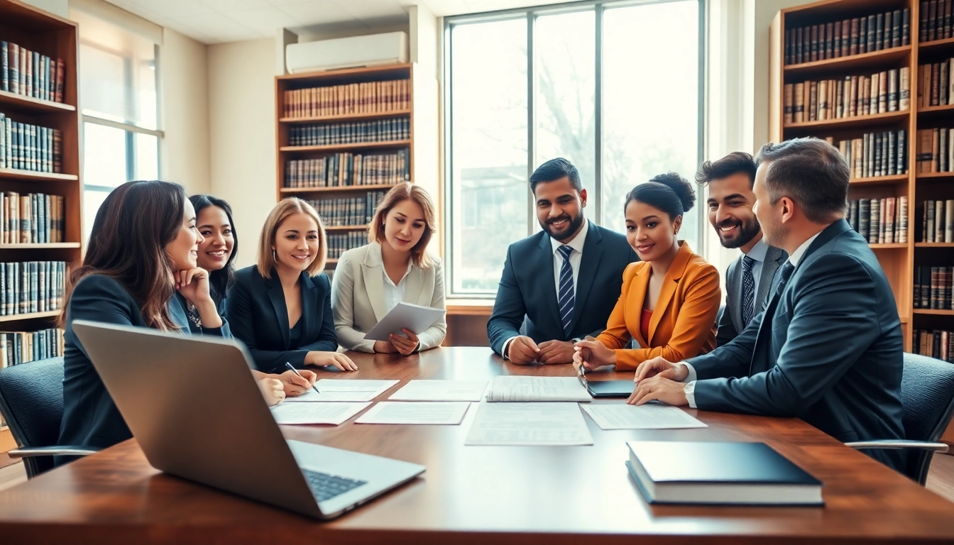 Legal consultation at https://www.ihavealawsuit.com with diverse attorneys discussing lawsuits.