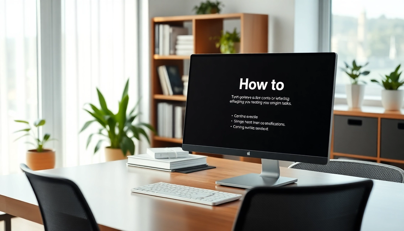 How to effectively organize your workspace with a minimalist desk setup.
