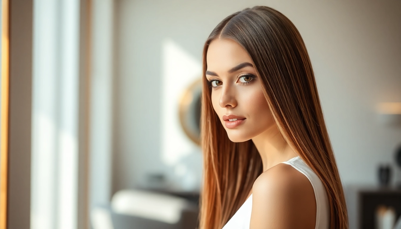 Transform your look with invisi edge clip in hair extensions that blend seamlessly for a natural appearance.
