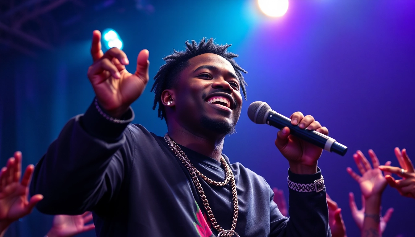 wadupnaija showcases Blaqbonez performing passionately during his latest album release event.