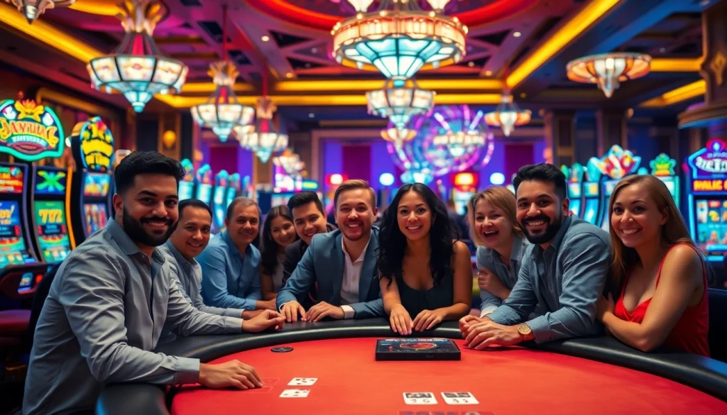 คาสิโน ที่มีบรรยากาศการเล่นที่มีชีวิตชีวาและผู้เล่นที่รอคอยความตื่นเต้น