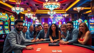 คาสิโน ที่มีบรรยากาศการเล่นที่มีชีวิตชีวาและผู้เล่นที่รอคอยความตื่นเต้น