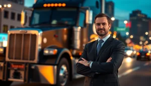 South Dakota truck accident lawyer confidently guiding clients through their legal journey.