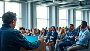 Engaging tech discussions at a conference focusing on https://mohamedmmblog.tech trends in AI, IoT, and virtualization.