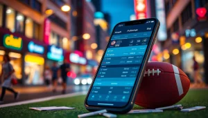 Discover best sports betting sites India with a smartphone interface highlighting sports odds and matches.