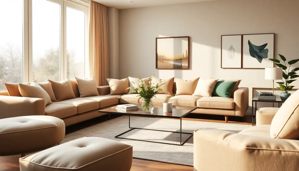 Decorative living room inspired by https://merithome.co.uk, featuring modern furnishings and elegant elements.