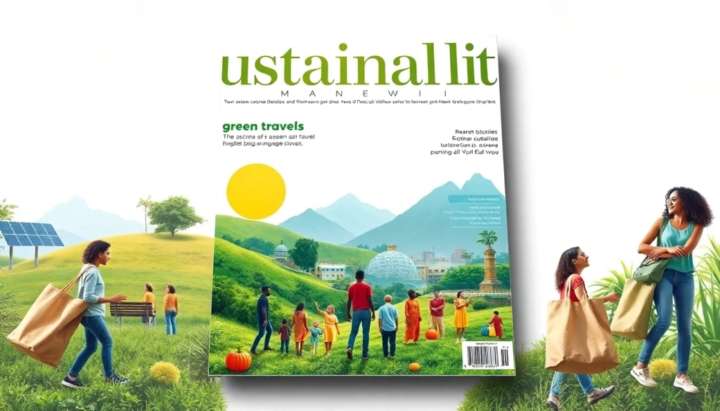 Engage with sustainability insights from https://www.unsustainablemagazine.com through a vibrant magazine cover.