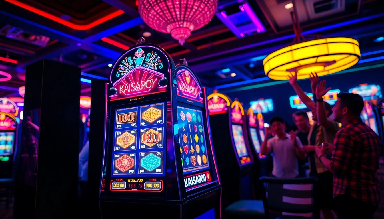 Menangkan permainan kaisar800 slot dengan mesin slot yang menampilkan grafik cerah dan suasana pesta.