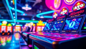 Memperlihatkan antarmuka gaming digital jentoto dengan elemen slot dan togel yang menarik.