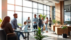 Team collaboration at https://www.trilgameshproject.com showcasing modern workspace energy.