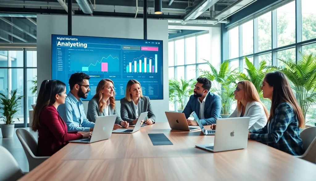 Enhance your digital marketing with strategies from https://www.shiverhamilton.com featuring a team collaboration scene.