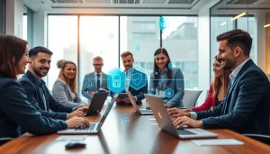 HERO Managed Services Tampa team collaborating on advanced IT solutions and cybersecurity.