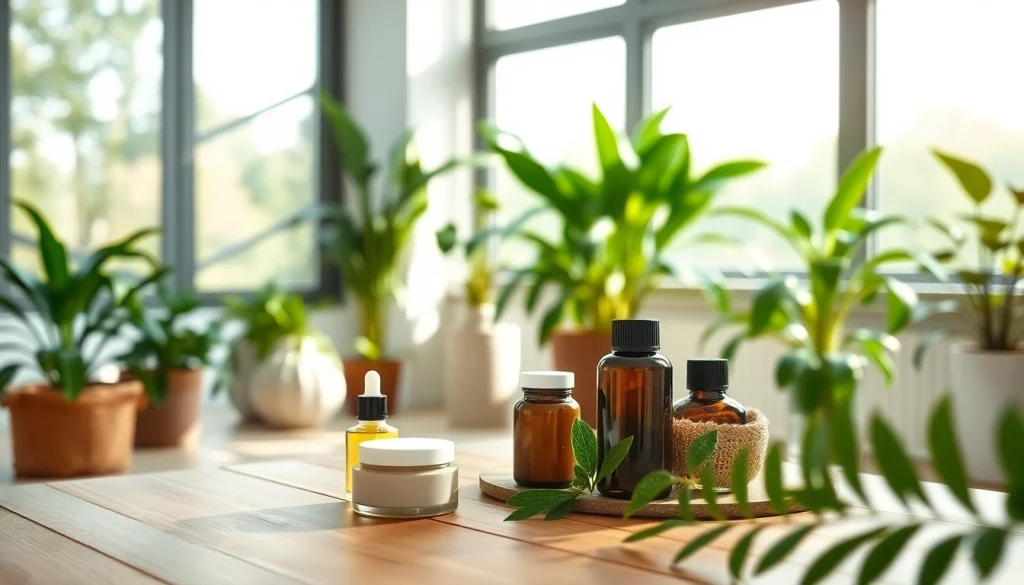 Engaging with wellness products at https://healthyvix.com in a serene, natural setting.