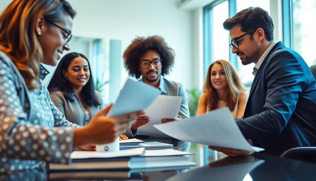 Ensuring Labour law compliance Gurgaon through detailed document reviews in a modern office.