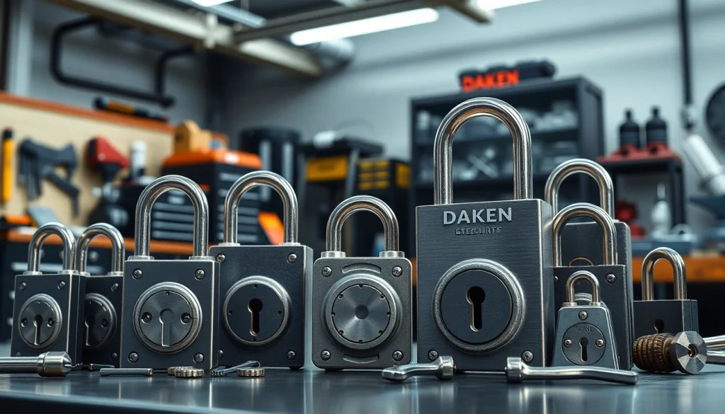 Interazione con serrature di sicurezza dakenlocks.com in un ambiente professionale, evidenziando la loro qualità.