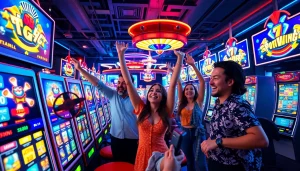 Experience thrilling wins at https://rusia777.com with vibrant gaming scenes and cheerful players.