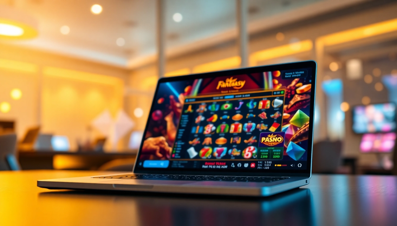 Menggambarkan antarmuka perjudian digital di https://diantogel.com/ dengan desain yang menarik dan ramah pengguna.