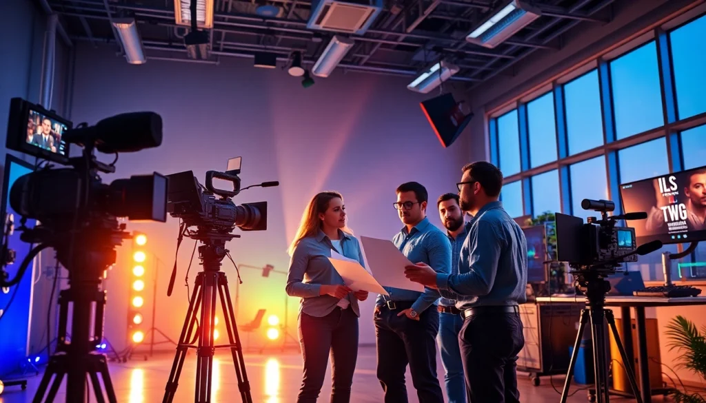 Capture of a creative team at a Video Production Company Phoenix, showcasing collaboration and professionalism.