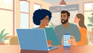 Engaging Anonymous Conversations in a cozy café setting with diverse participants.