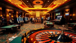 Experience the thrill of say88 as players engage in exciting casino games on a vibrant floor.