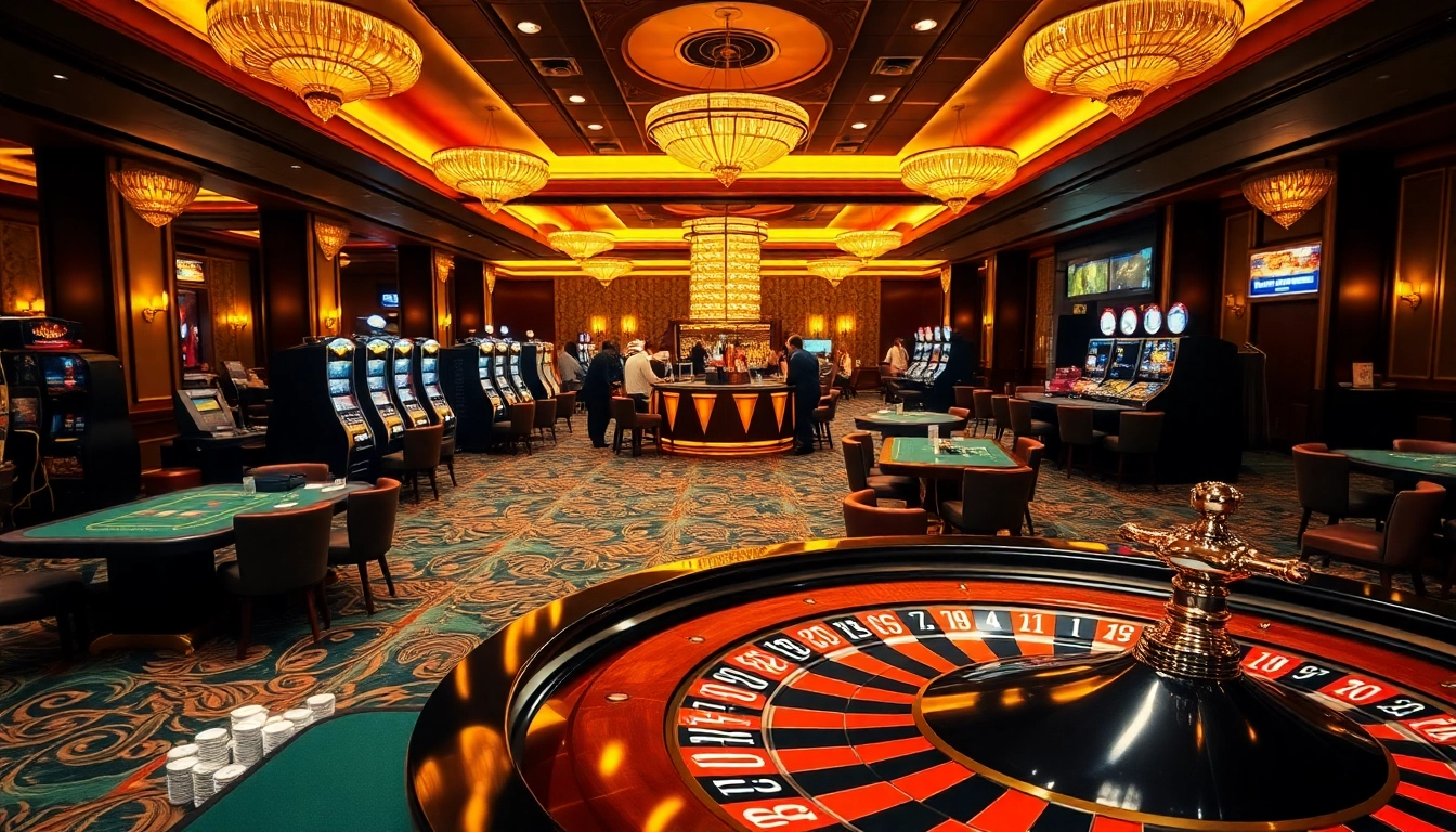 Experience the thrill of say88 as players engage in exciting casino games on a vibrant floor.