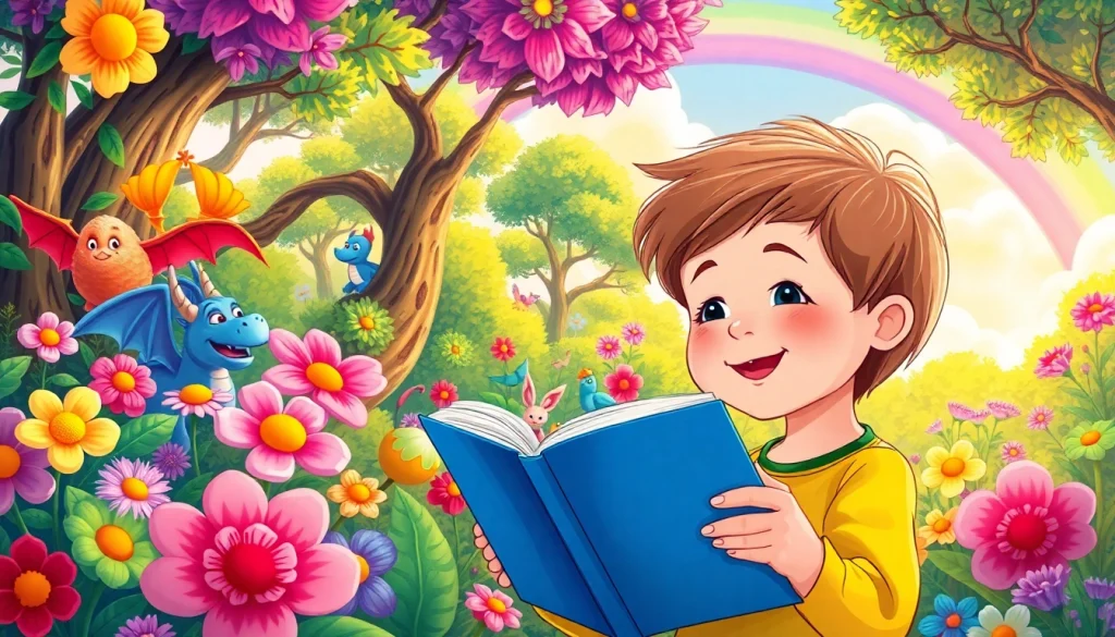 Children engaging with imaginative stories at https://csduncanbooks.com surrounded by vibrant adventure elements.