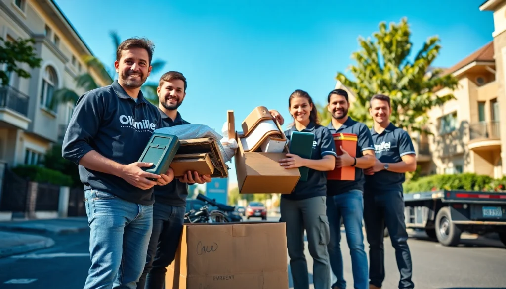 Efficient junk removal by https://myeasyjunkremoval.com team in a clean urban setting.