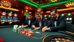Engage in intense poker play at https://gg88.ing/ featuring luxurious tables and colorful chips.