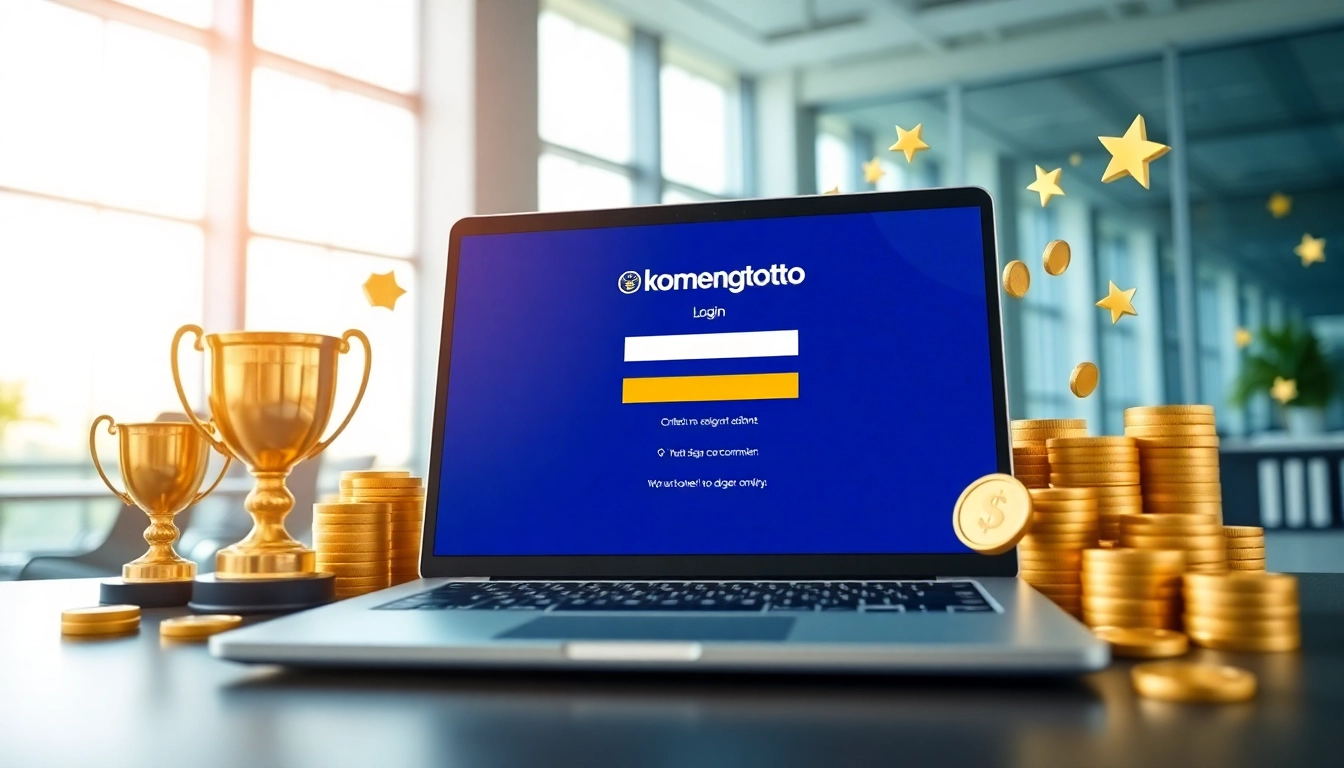 Login di komengtoto dengan tampilan profesional yang menarik dan sukses.