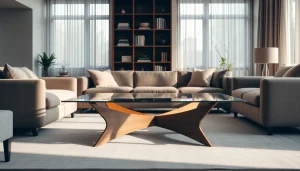 Σχεδιάστε ένα τραπεζάκι σαλονιού νογκουτσι με μοντέρνο στυλ που αναδεικνύει την κομψότητα του.