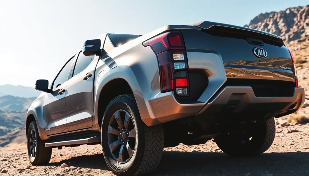Experience the powerful evolution dmax truck against a stunning outdoor backdrop.