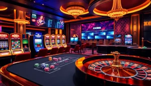 Experience the thrill of gaming at XX88's luxurious online casino with vibrant tables and exciting slots.