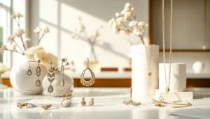 Showcasing stunning jewelry at https://valenciakey.es in an elegant boutique setting.