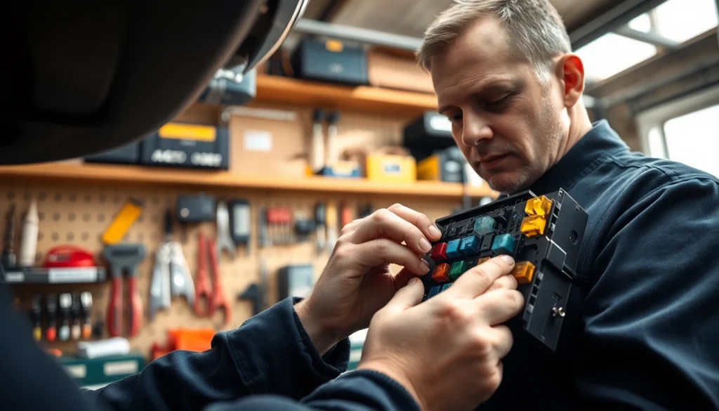 Inspect a car's fuse box at https://bezpieczniki24.pl for automotive technician insights.