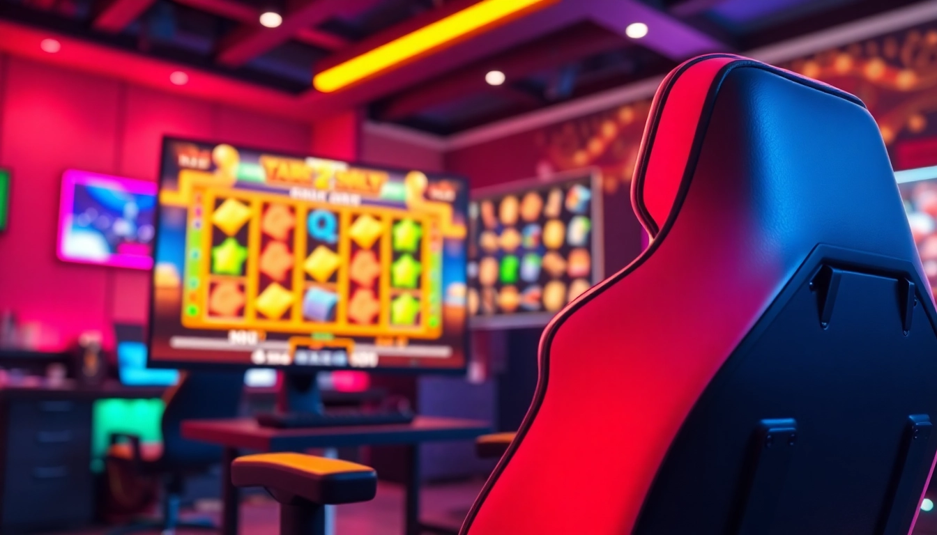 Slot depo 5k dalam suasana permainan online yang energik dan modern.