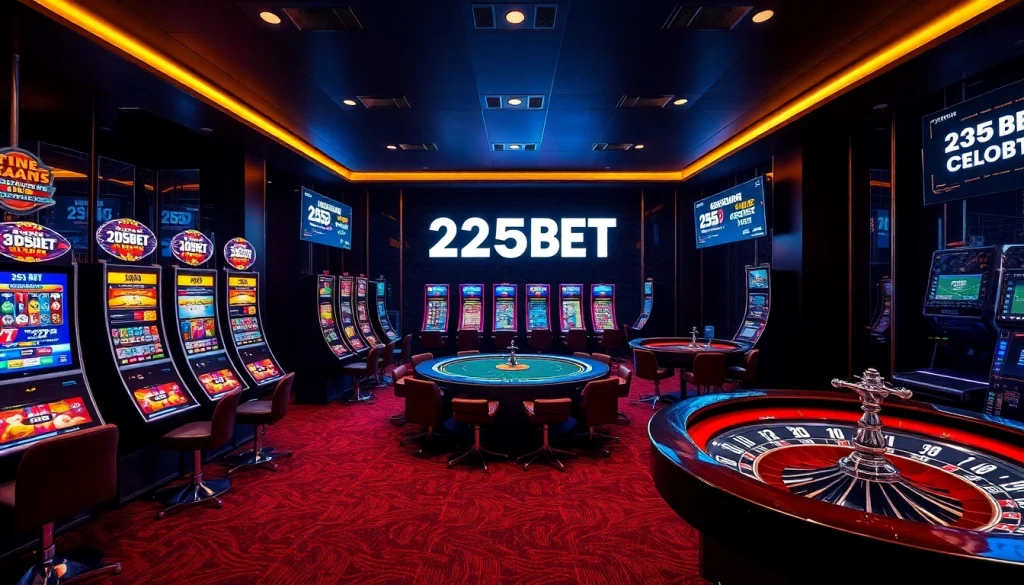 Interactive 255BET online casino experience with vibrant tables, real-time stats, and advanced security.