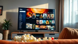 Navigating the interface of https://bandarlayarkaca21 for streaming films.