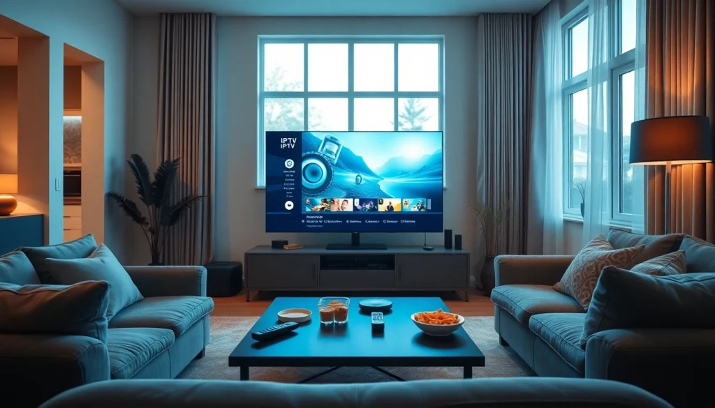 Enjoy high-definition streaming with https://bosstv.ca in a cozy living room setup.
