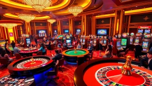 Experience the excitement at Go99.cheap with vibrant casino games, slot machines, and poker chips.