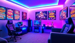 walettoto menyajikan set gaming yang dinamis dengan pencahayaan cerah dan atmosfer energik