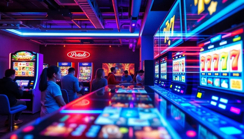 Kode4d slot gaming experience with players enjoying vibrant digital games.