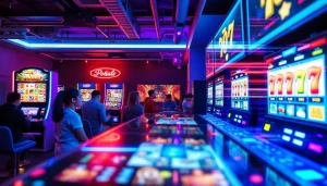 Kode4d slot gaming experience with players enjoying vibrant digital games.