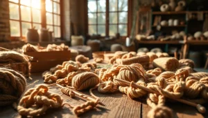 Explore the artisan knitting process showcasing unique designs from https://www.ound-ound.com.