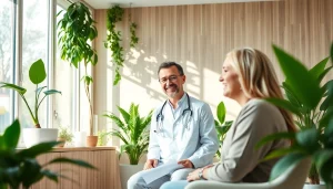 Engage with the best psychiatrist dubai in a serene clinical setting, promoting calm and empathy.