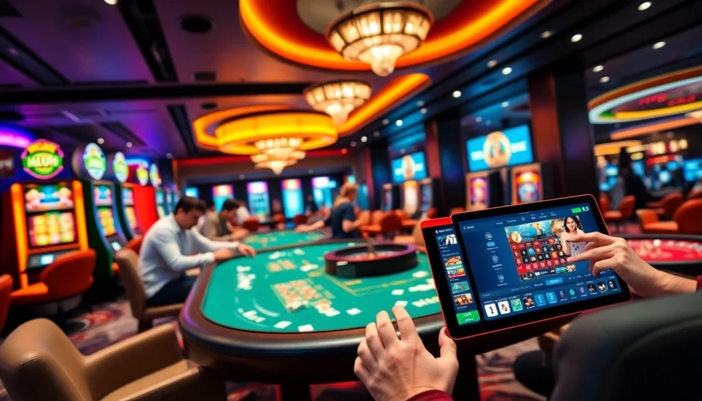 Gamble responsibly at MM88 with exciting poker and slot machines in an elegant casino setting.