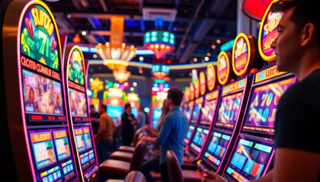 เล่น สล็อตออนไลน์ SlotXO ที่คาสิโนที่มีแสงสว่างสดใสและความตื่นเต้น