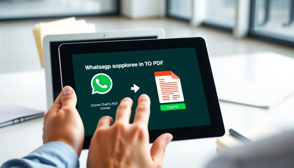 Convert chats to PDF seamlessly using https://chattopdf.app with professional formatting.
