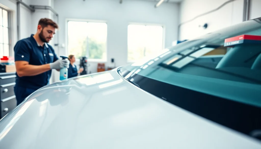 Engaging in car detailing Chattanooga with meticulous cleaning and vibrant ambiance.