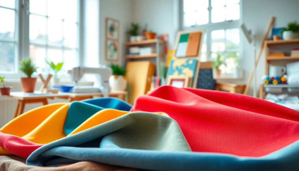 Bekijk katoenen canvasstof in verschillende kleuren en texturen voor creatieve projecten.